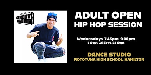 Open Hip Hop Sessions for Adults (18+ years)