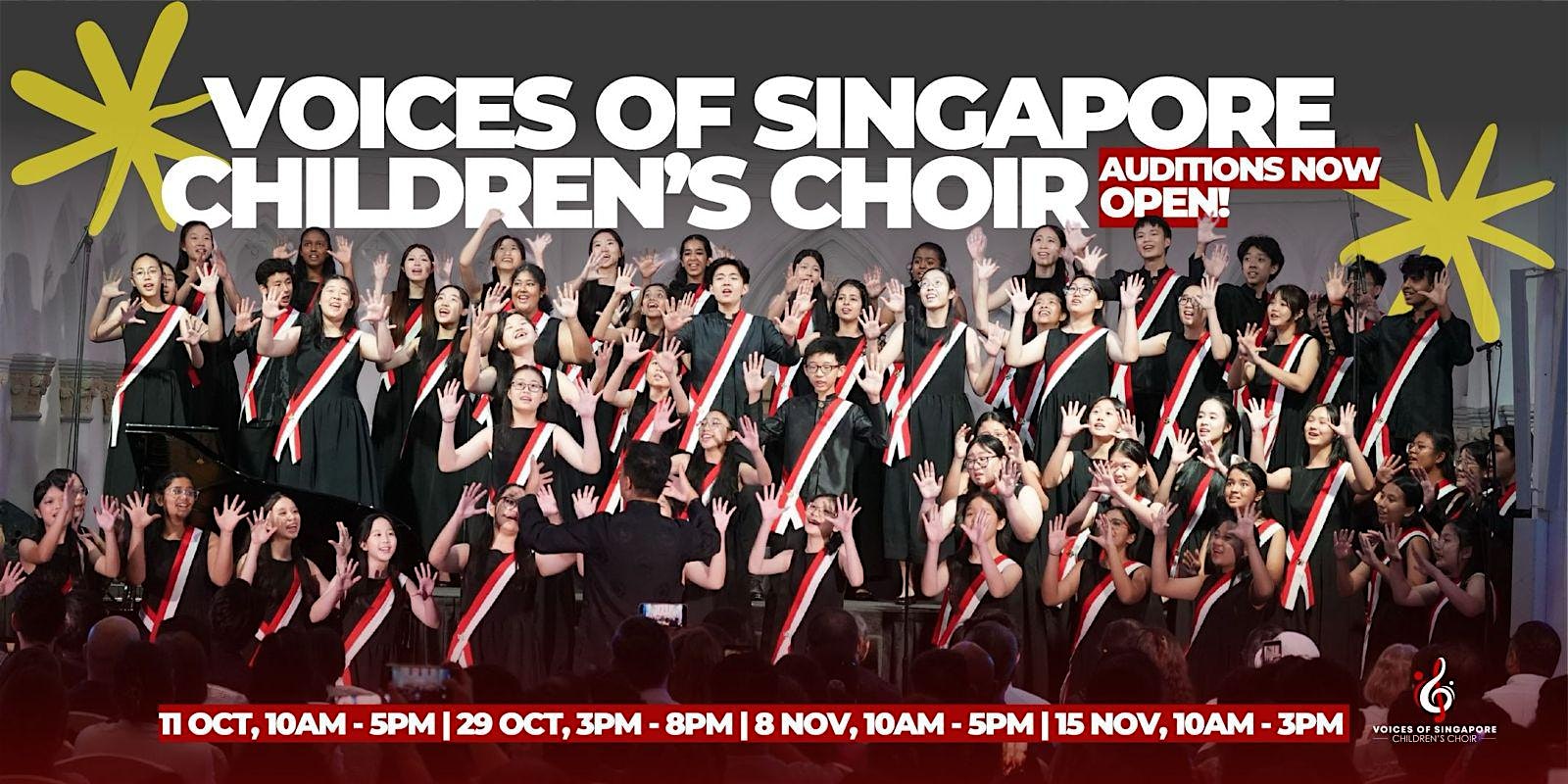 Voices of Singapore Children's Choir Auditions (January 2027 Intake)