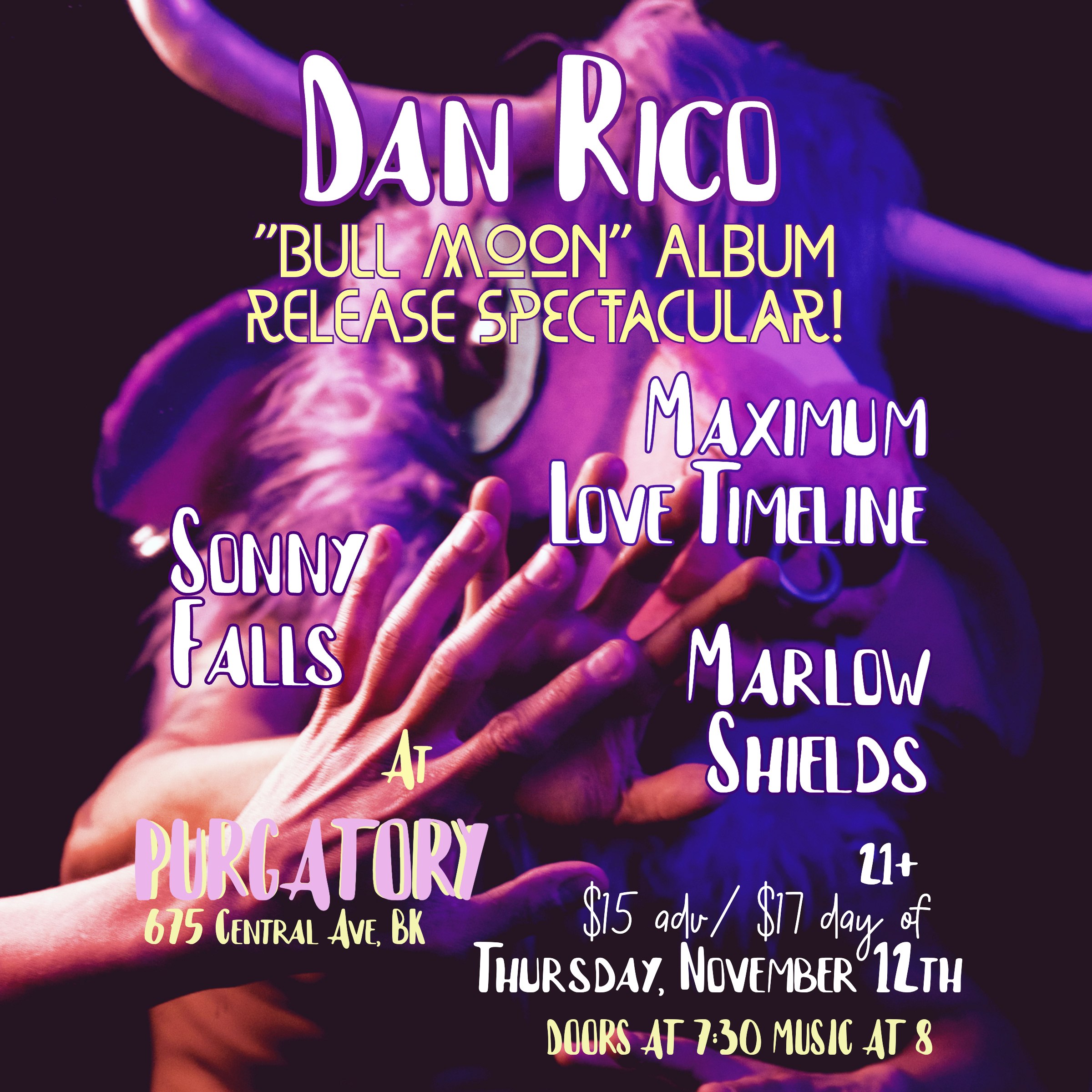 Dan Rico w/ Sonny Falls, Maximum Love Timeline, and Marlow Shields