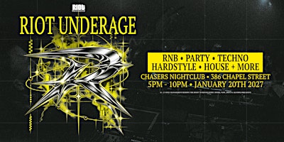 Riot Underage • January 20th 2027