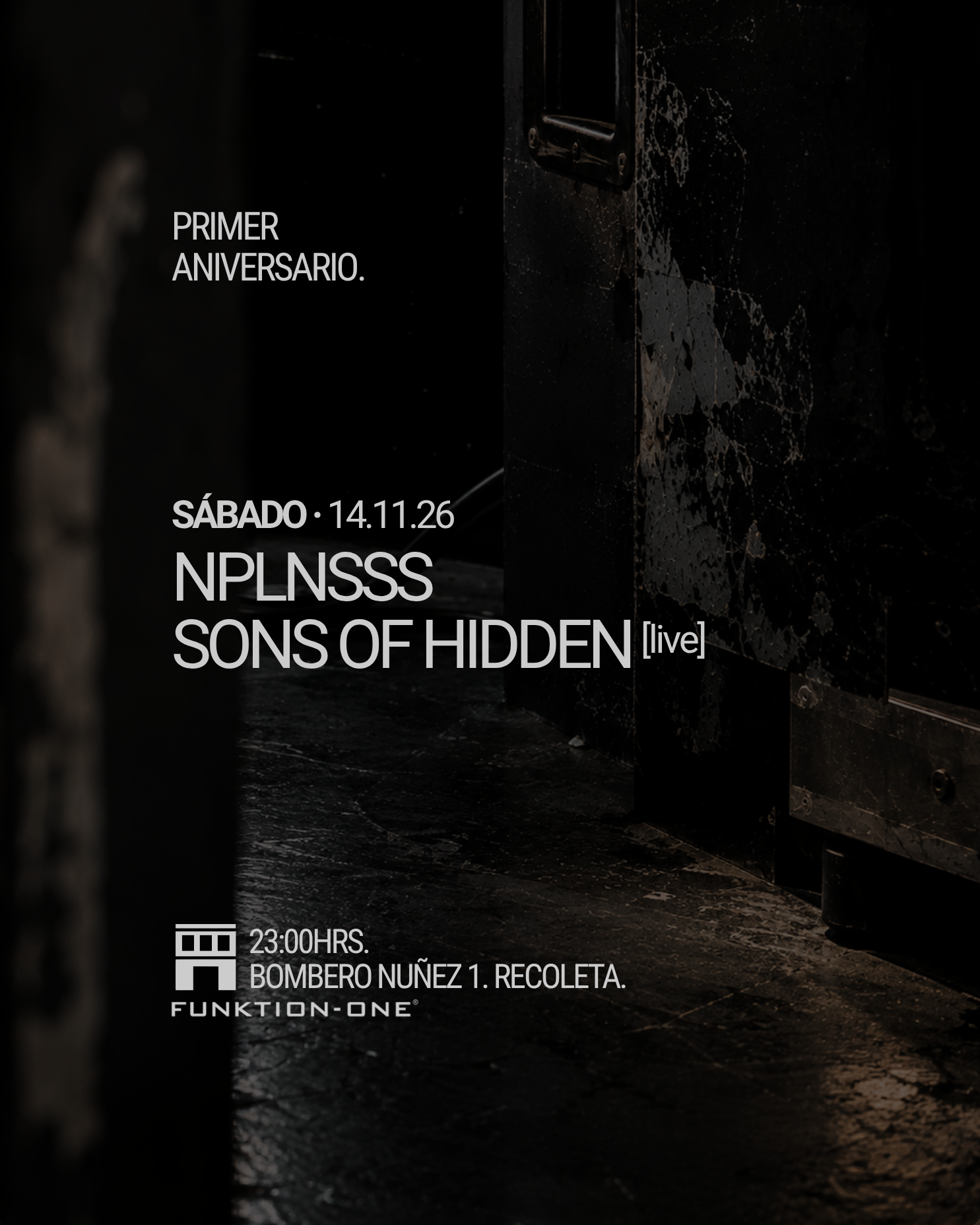 14 de Noviembre en CLUB 1: Primer Aniversario