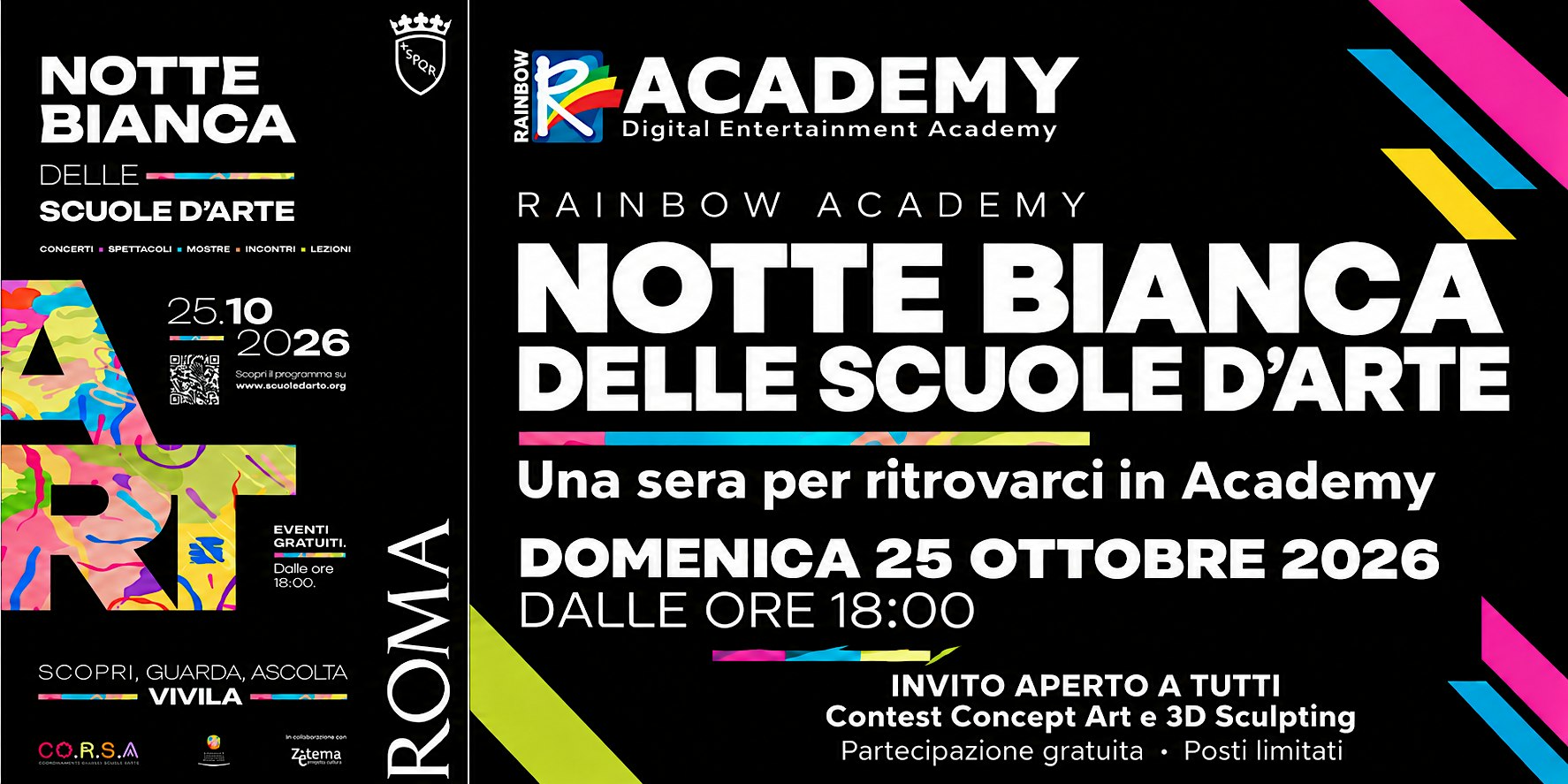 Rainbow Academy Notte Bianca Delle Accademie