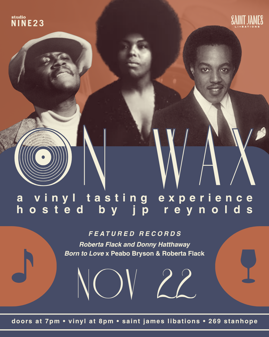 ON WAX: Roberta Flack, Donny Hathaway and Peabo Bryson