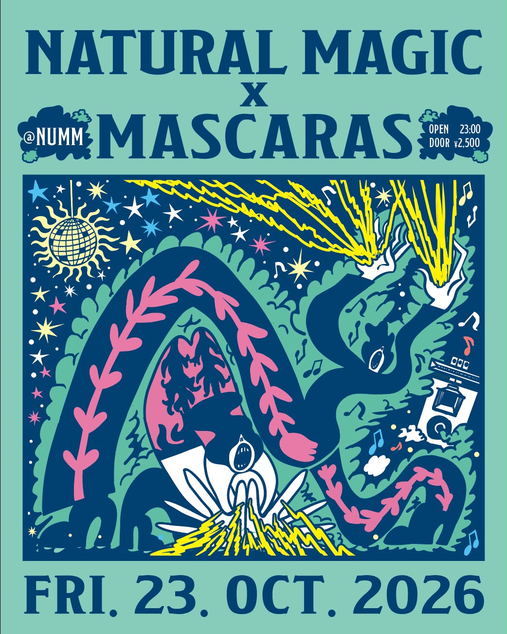 Natural Magic × Mascaras