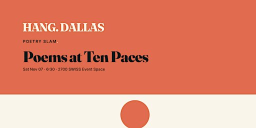 Poems at Ten Paces