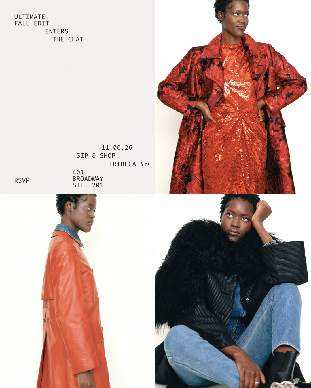 Sip & Shop @ Moore Vintage Archive Showroom in Tribeca NYC