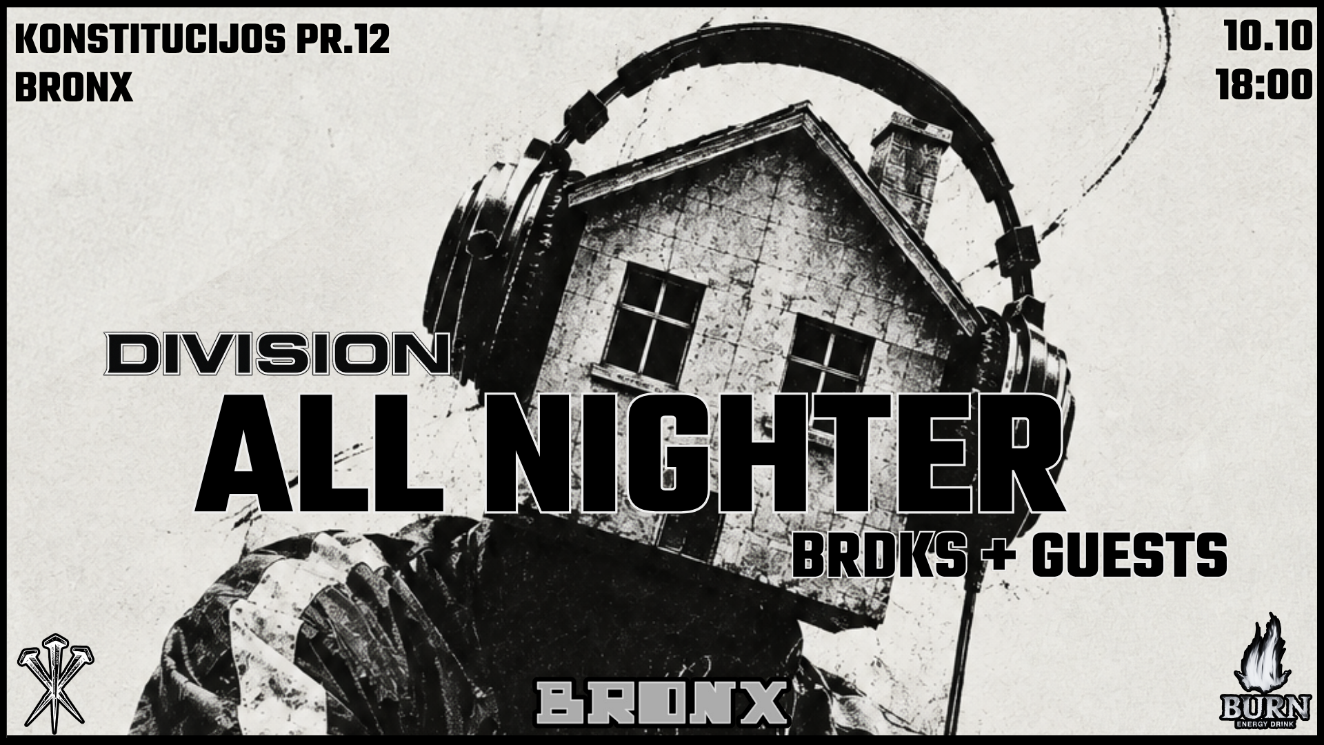 DIVISION: ALL NIGHTER - BRDKS + GUESTS