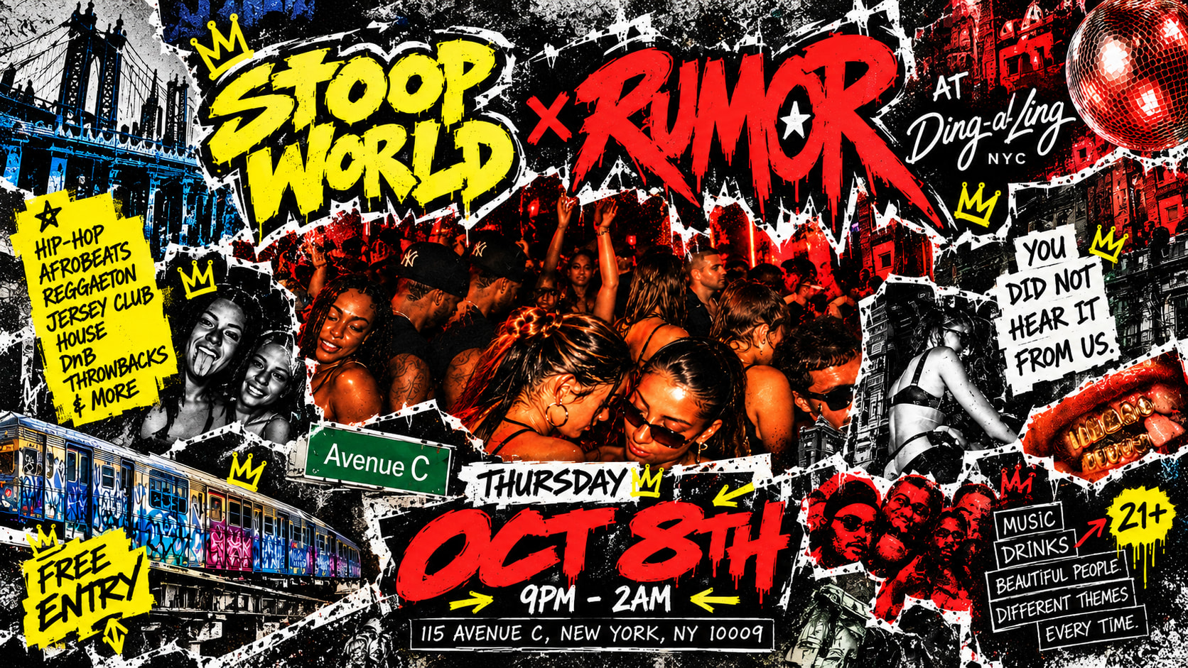 Rumor X Stoop World At Ding-A-Ling