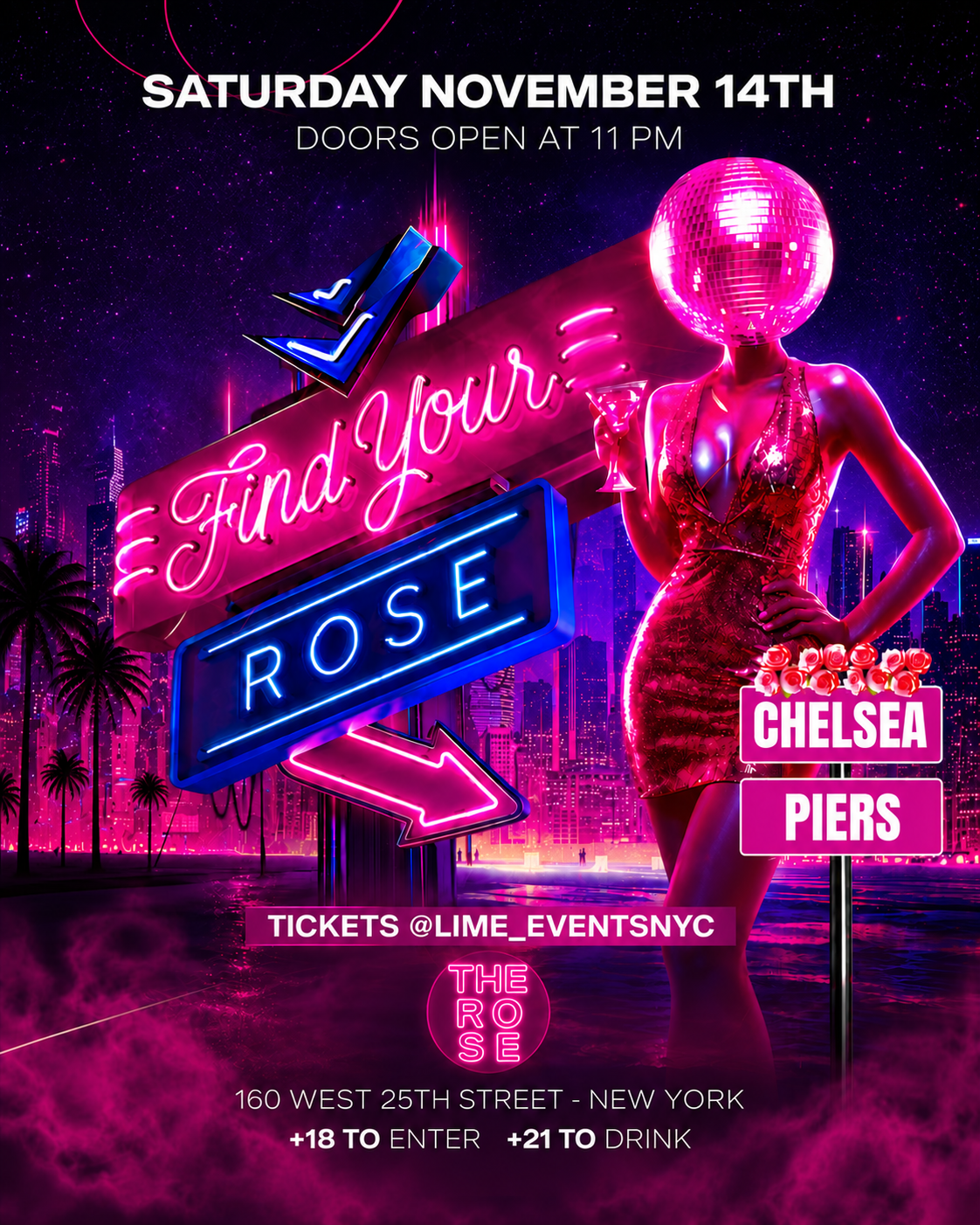 SATURDAY NIGHTS @ THE ROSE NYC (18+)