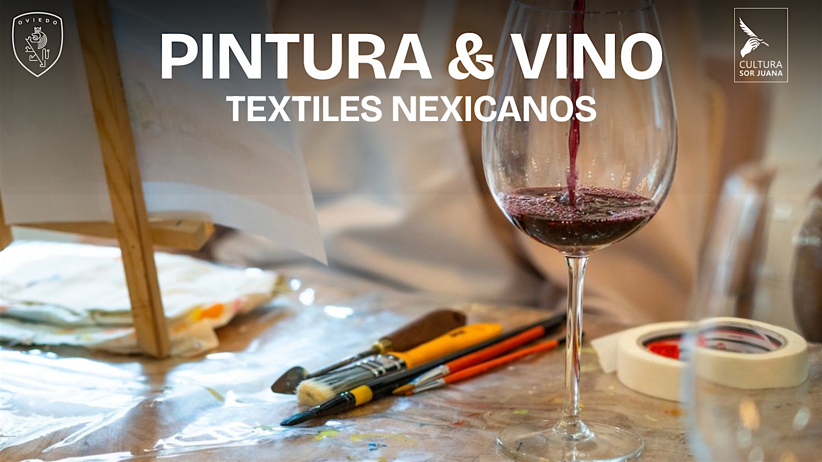 VINO Y PINTURA: Textiles Mexicanos