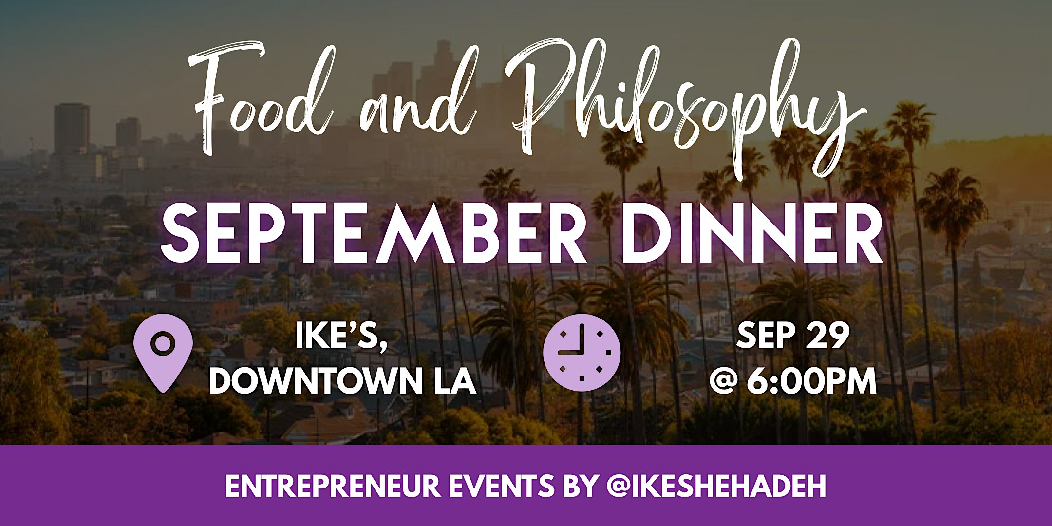 Food & Philosophy September Dinner
