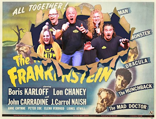 Twisted Flicks The House of Frankenstein - Live Improv Comedy Movie Dubs