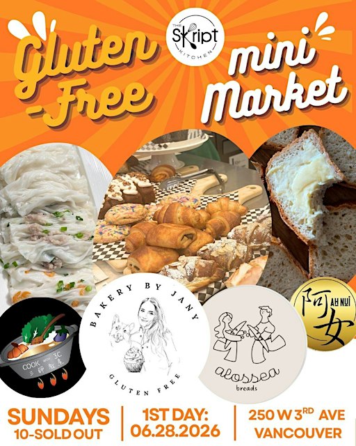 Gluten-Free Mini Sunday Market @ The Skript Kitchen