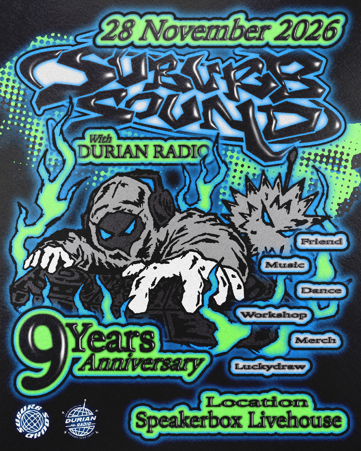Suburb Sound 9-YEAR ANNIVERSARY WITH DURIAN RADIO