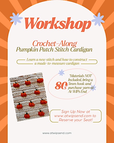 September Crochet-Along: Pumpkin Patch Stitch Cardigan
