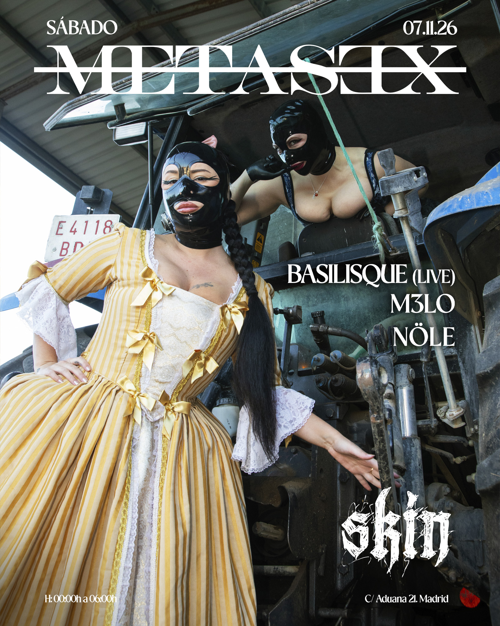 SKIN METASƎX: BASILISQUE (LIVE) + M3LO + Nöle