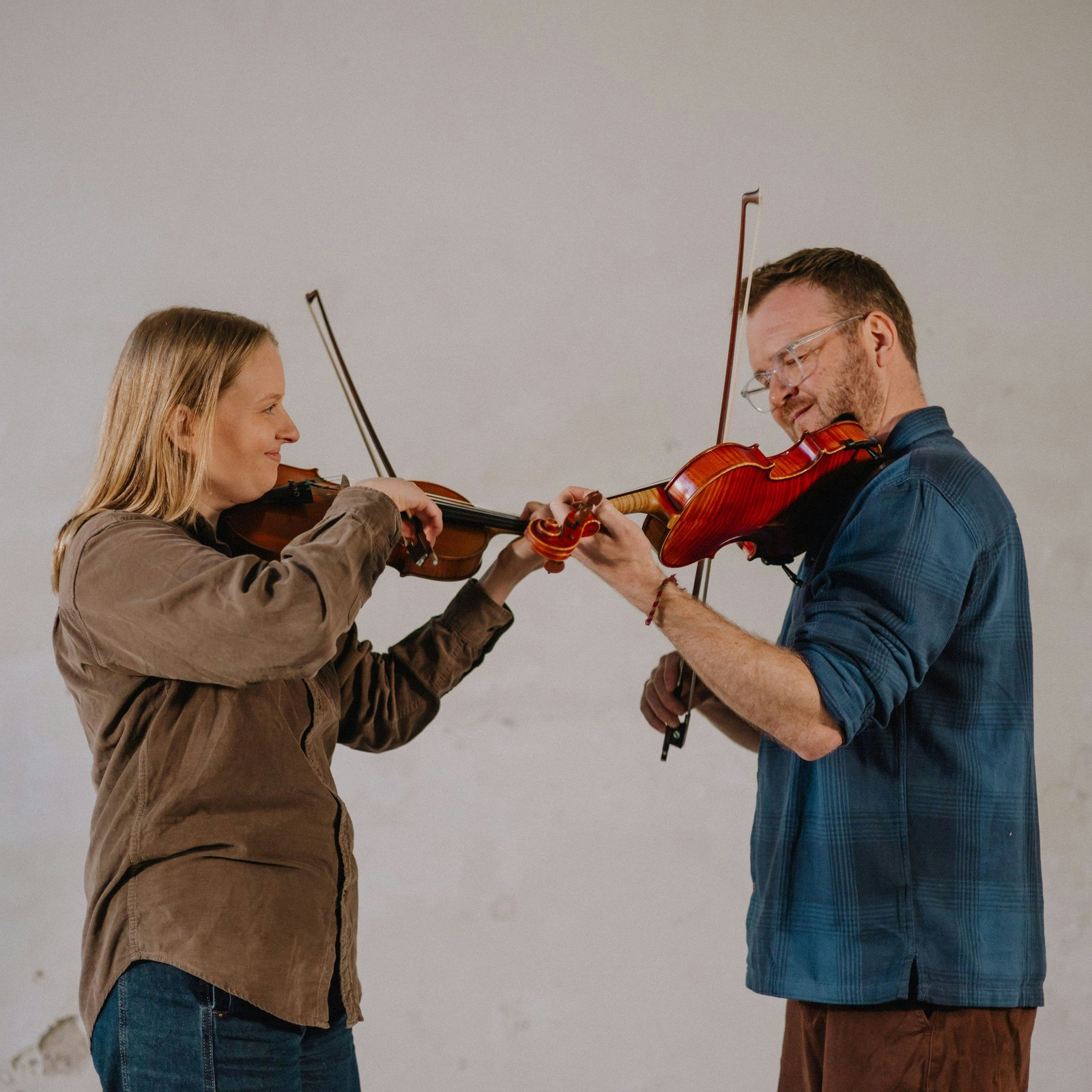 Sam Sweeney and Grace Smith