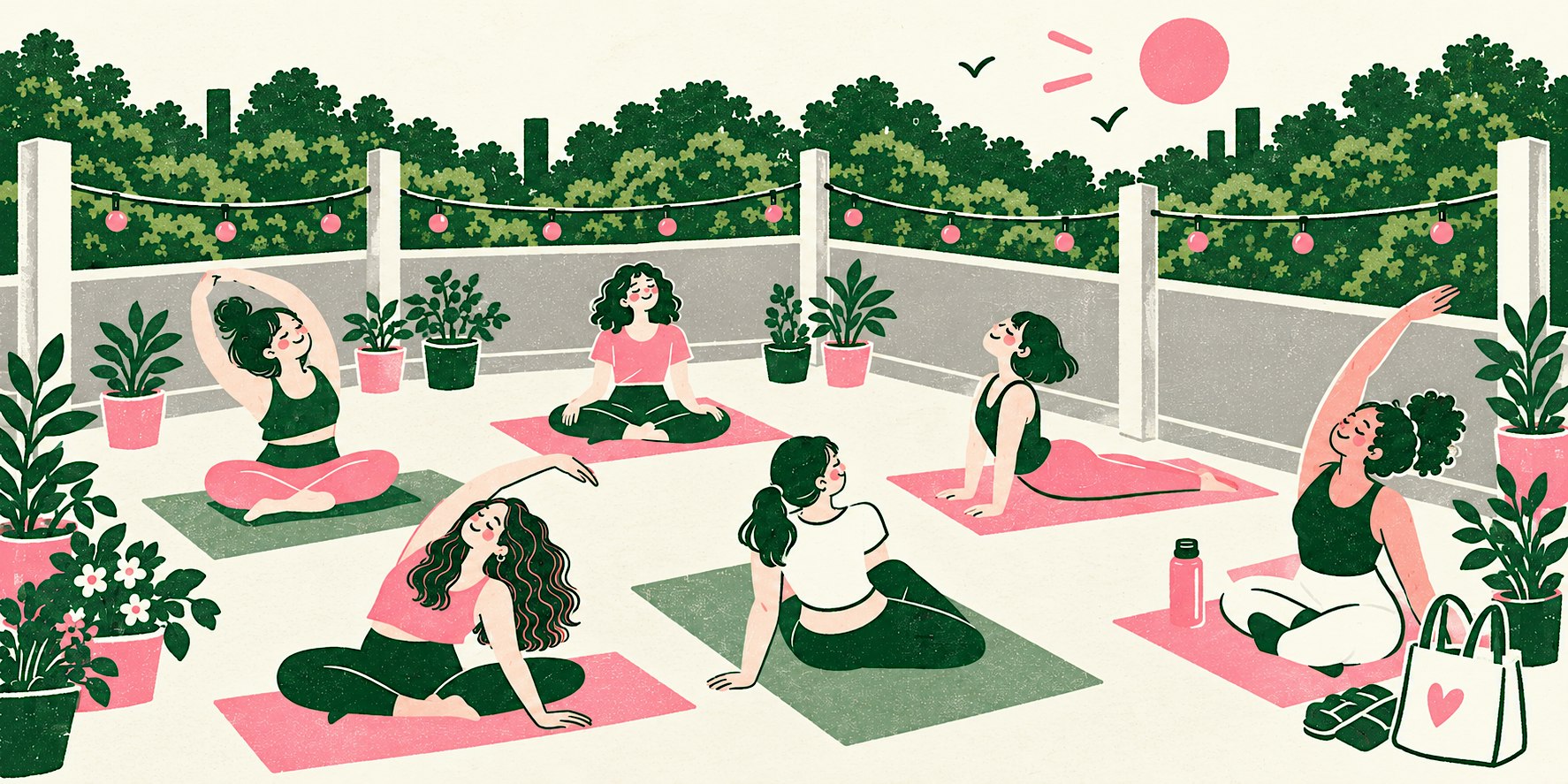 Rooftop Yoga