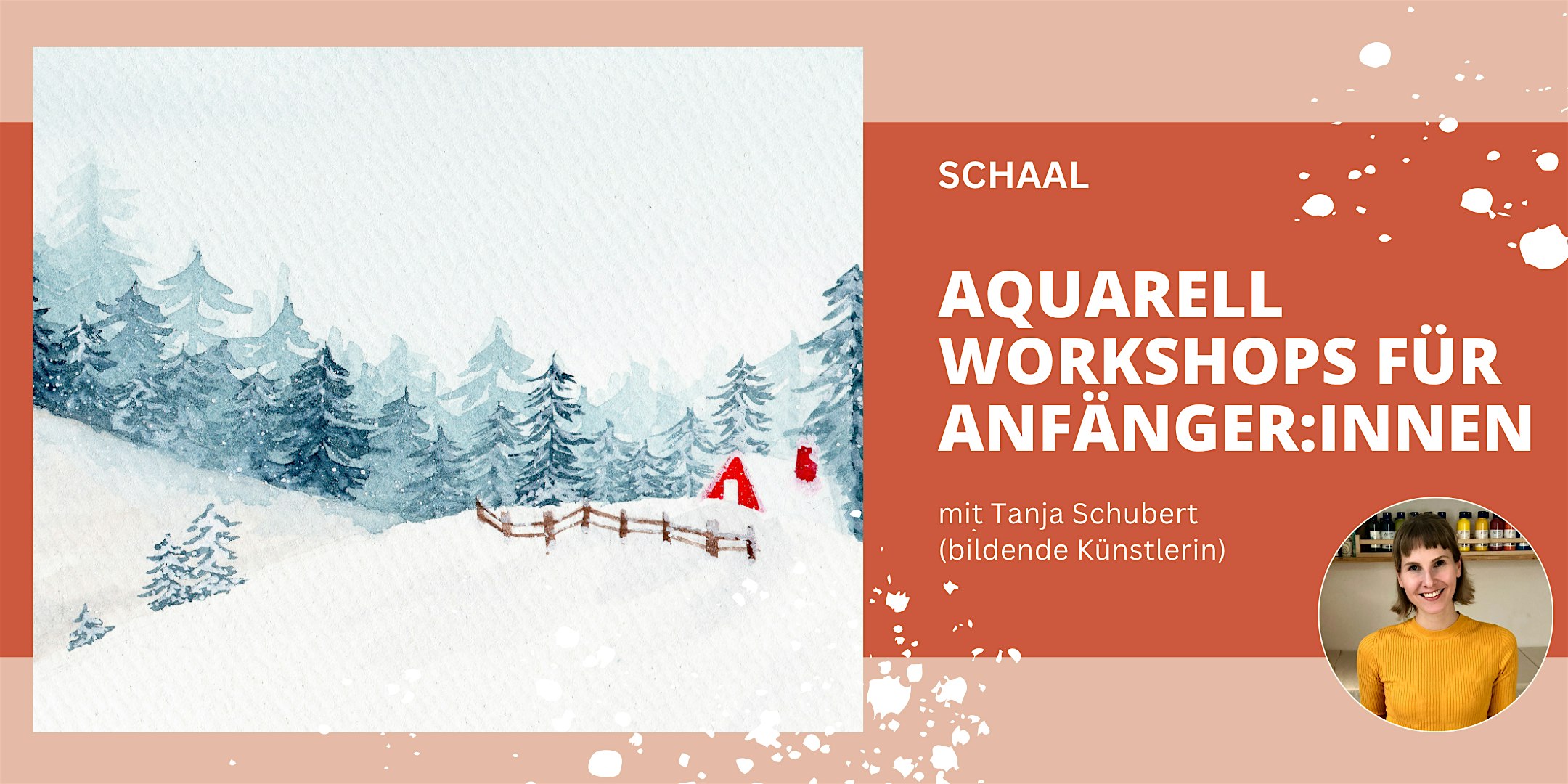 AQUARELLMALEN FÜR ANFÄNGER:INNEN - Winterzauber