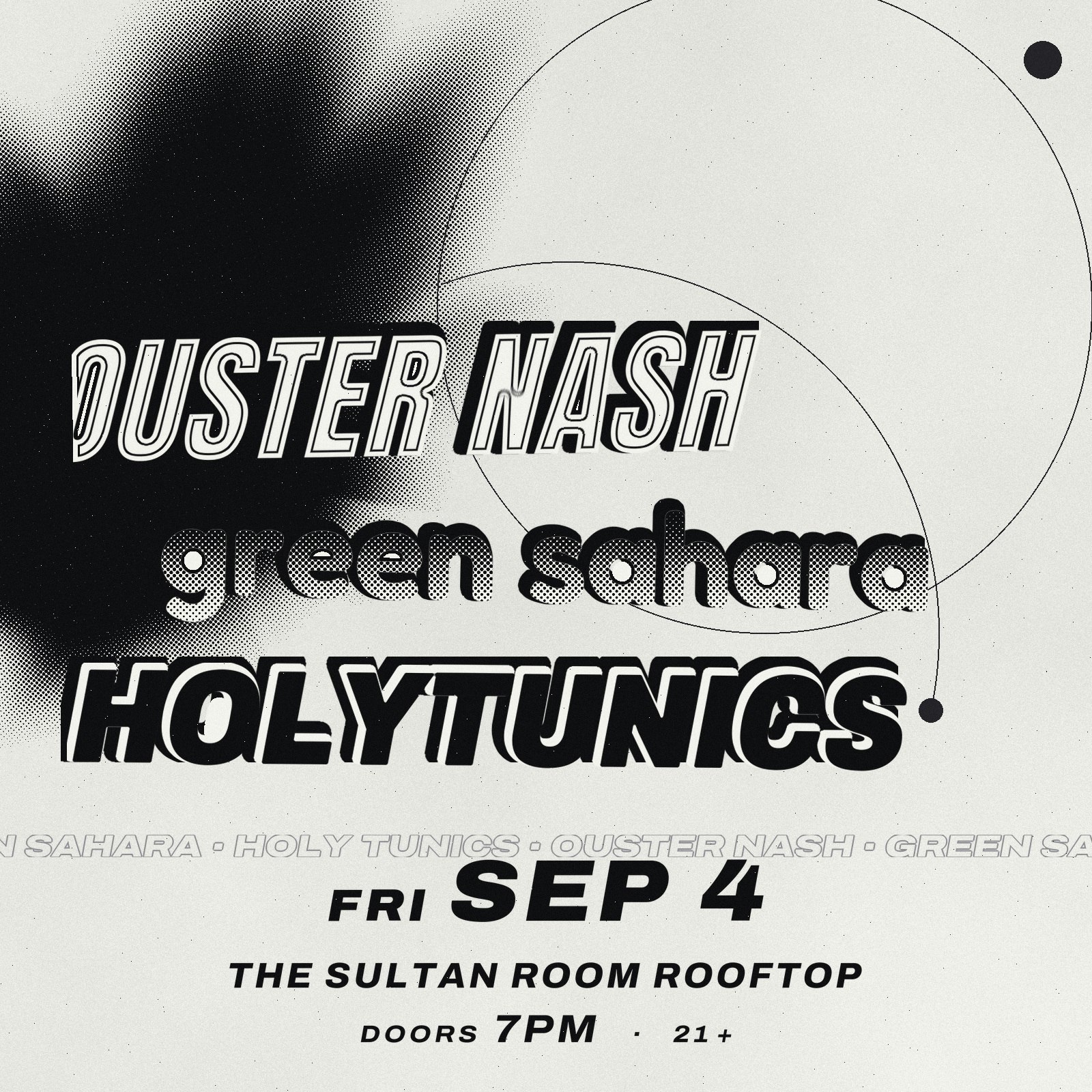 Ouster Nash, Green Sahara, Holy Tunics