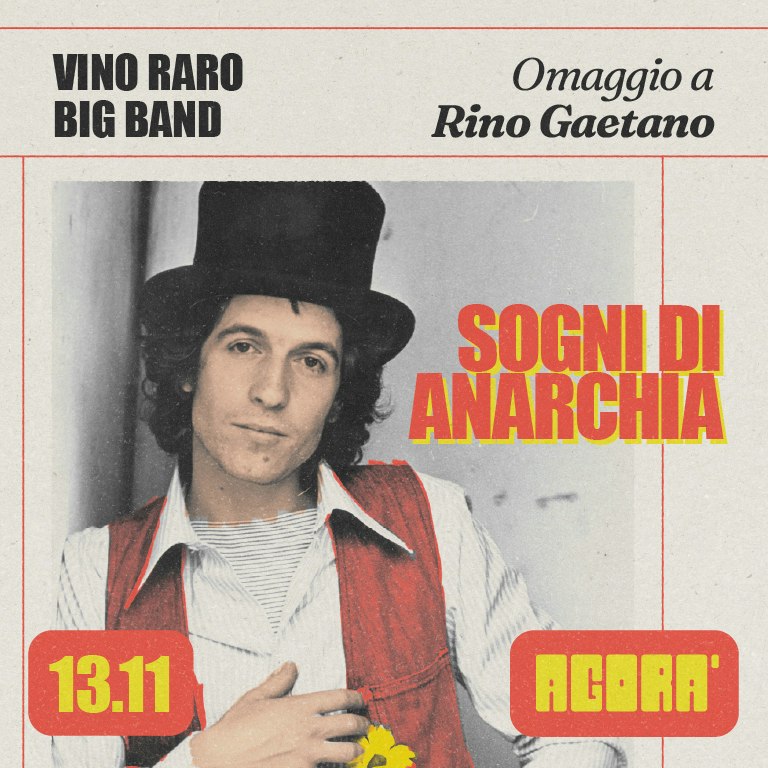 Omaggio a Rino Gaetano w/ Vino Raro Big Band