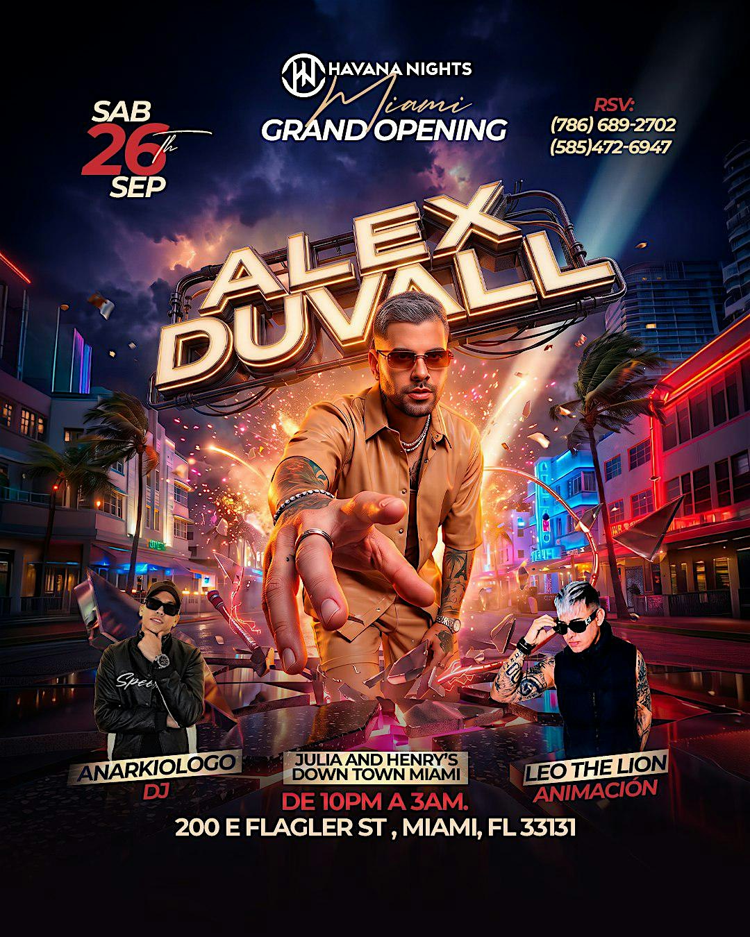 Havana Nights Miami, Grand Opening