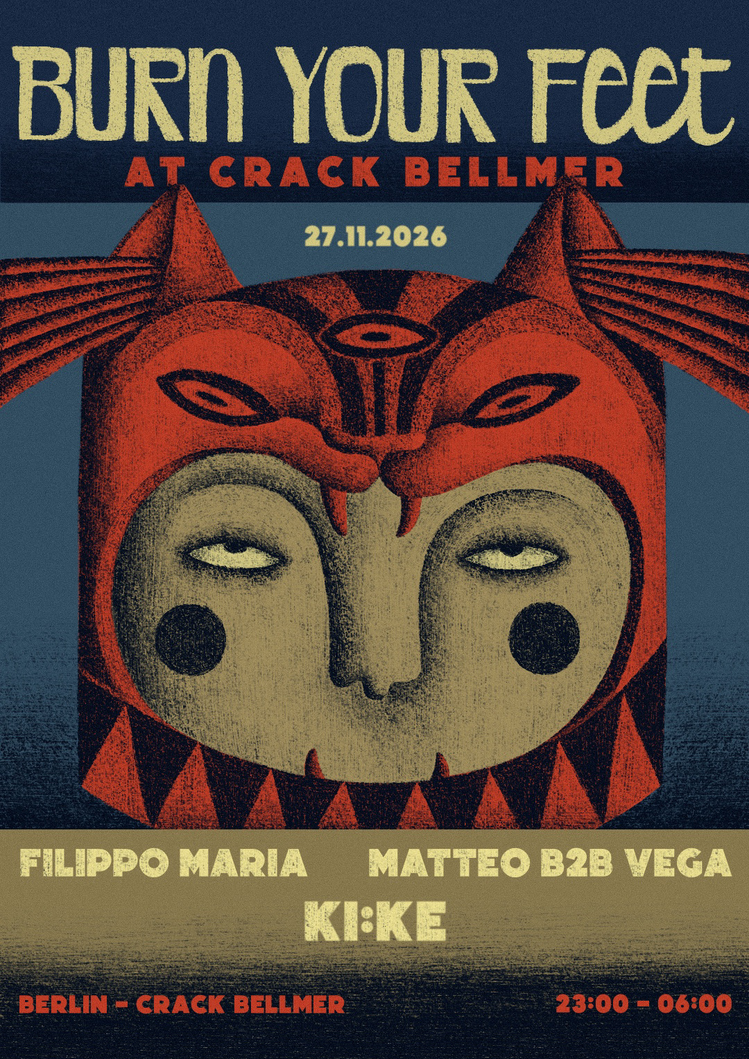 Burn Your Feet at Crack Bellmer w/ Filippo Maria - ki:ke - Matteo b2b Vega