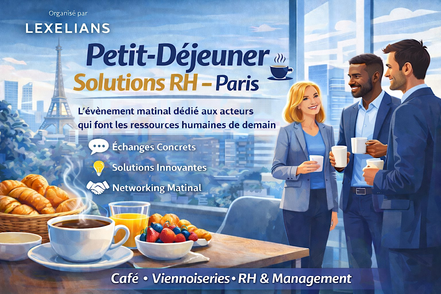 ☕ PETIT-DÉJEUNER SOLUTIONS RESSOURCES HUMAINES – PARIS
