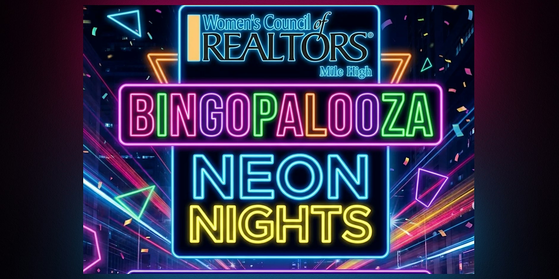 Bingo Palooza: Neon Nights with WCR