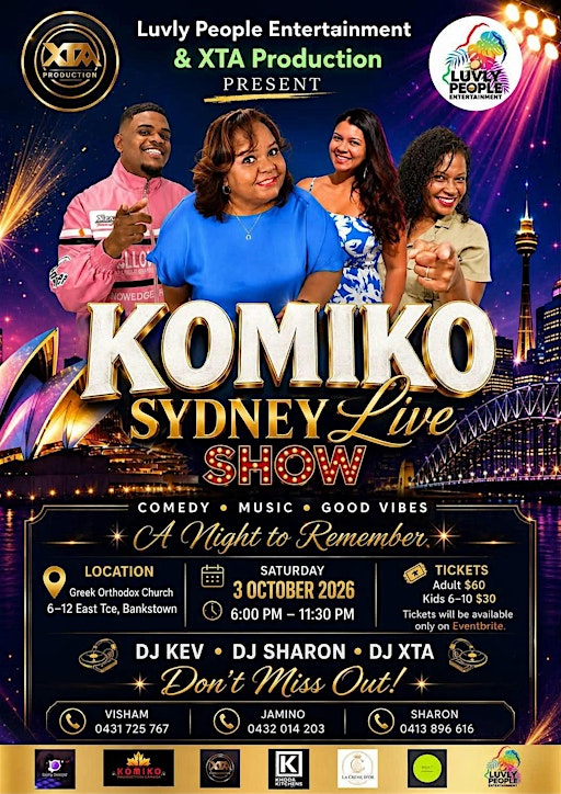 KOMIKO 2026 LIVE SYDNEY