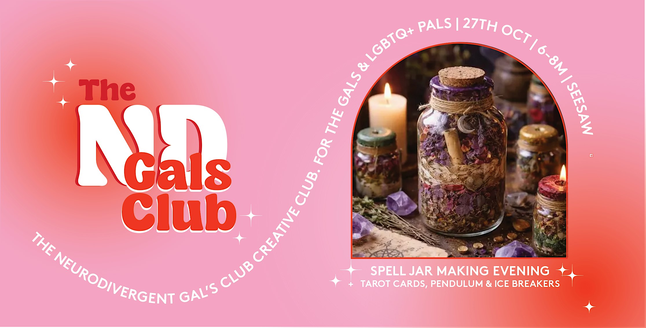 ND Gals Spooky Spell Jar Making Evening
