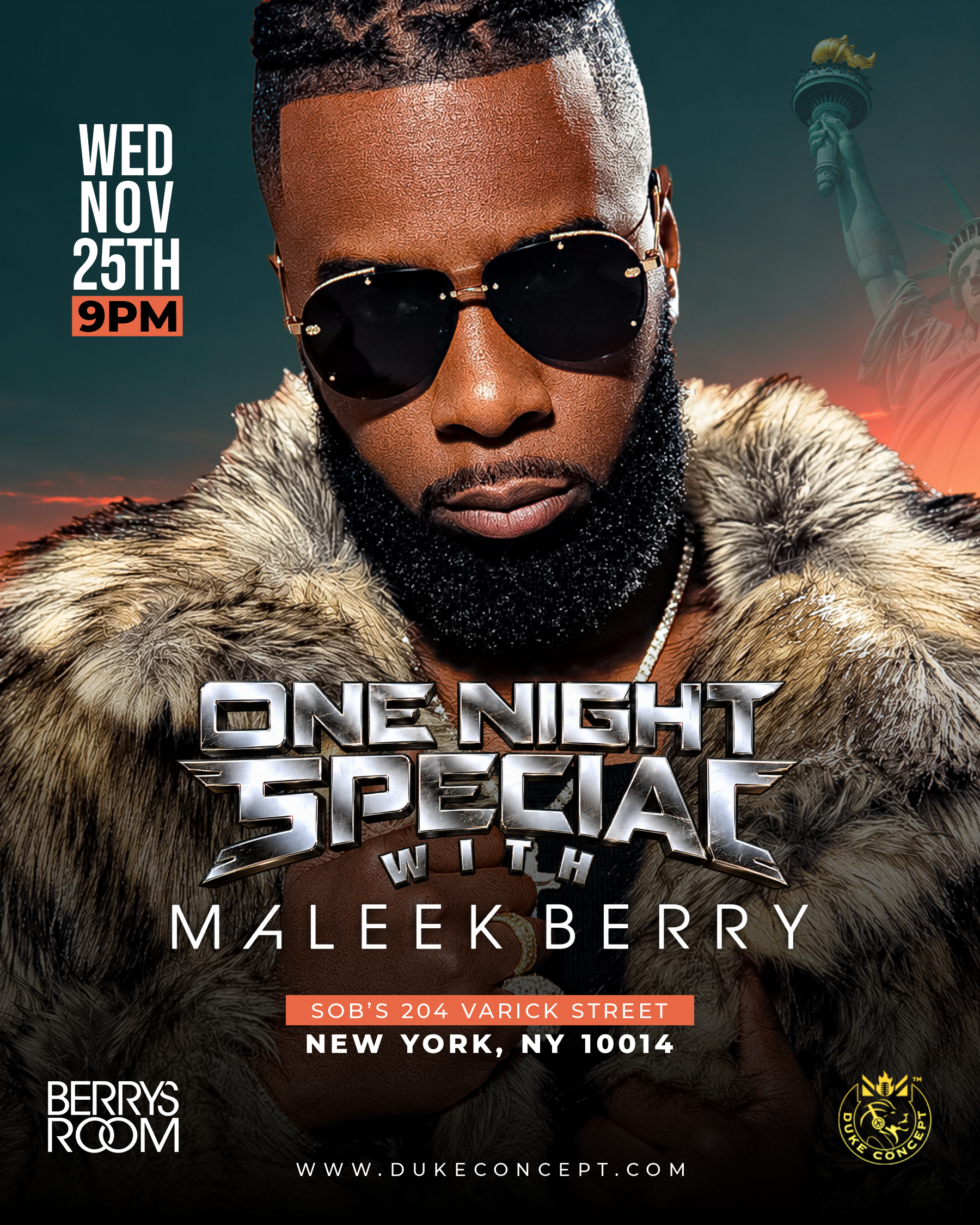 One Night Special with Maleek Berry, NYC