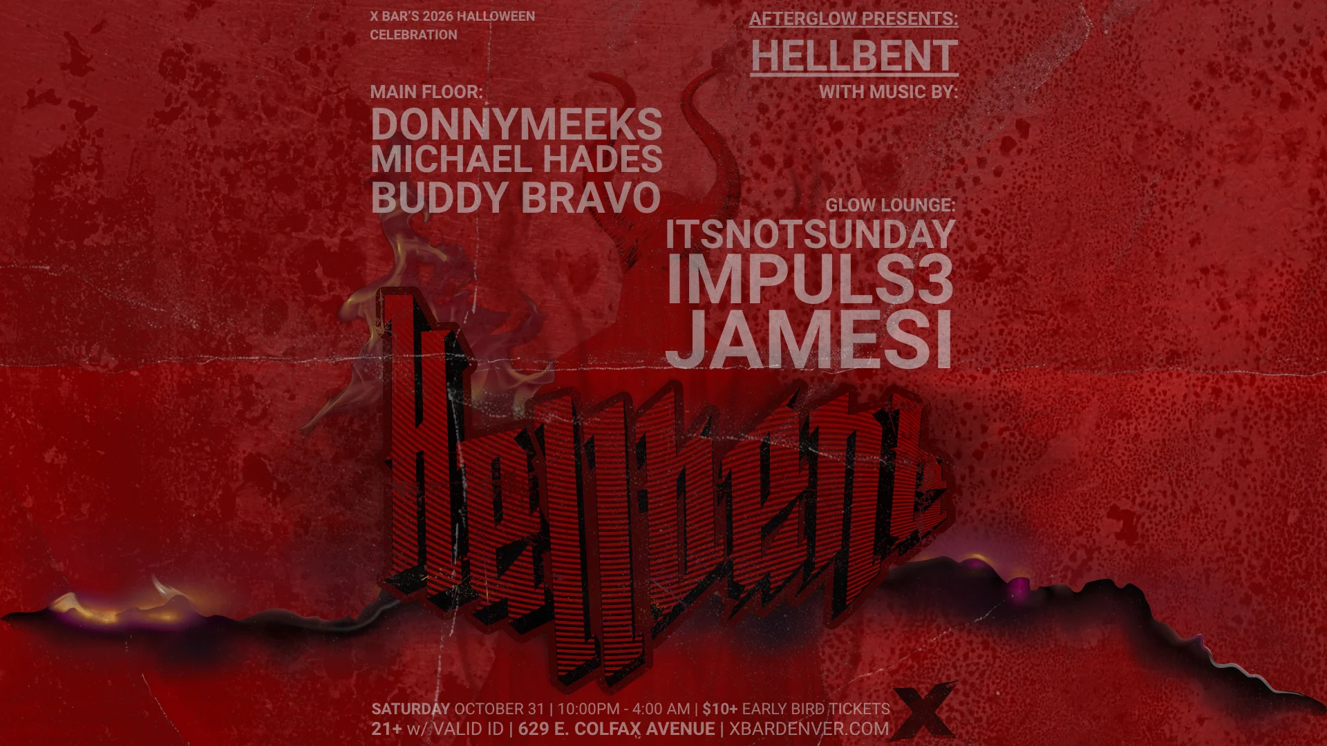 Afterglow Presents: Hellbent | Halloween 2026