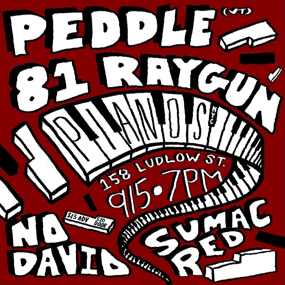 Peddle • 81 Raygun • Sumac Red • No David
