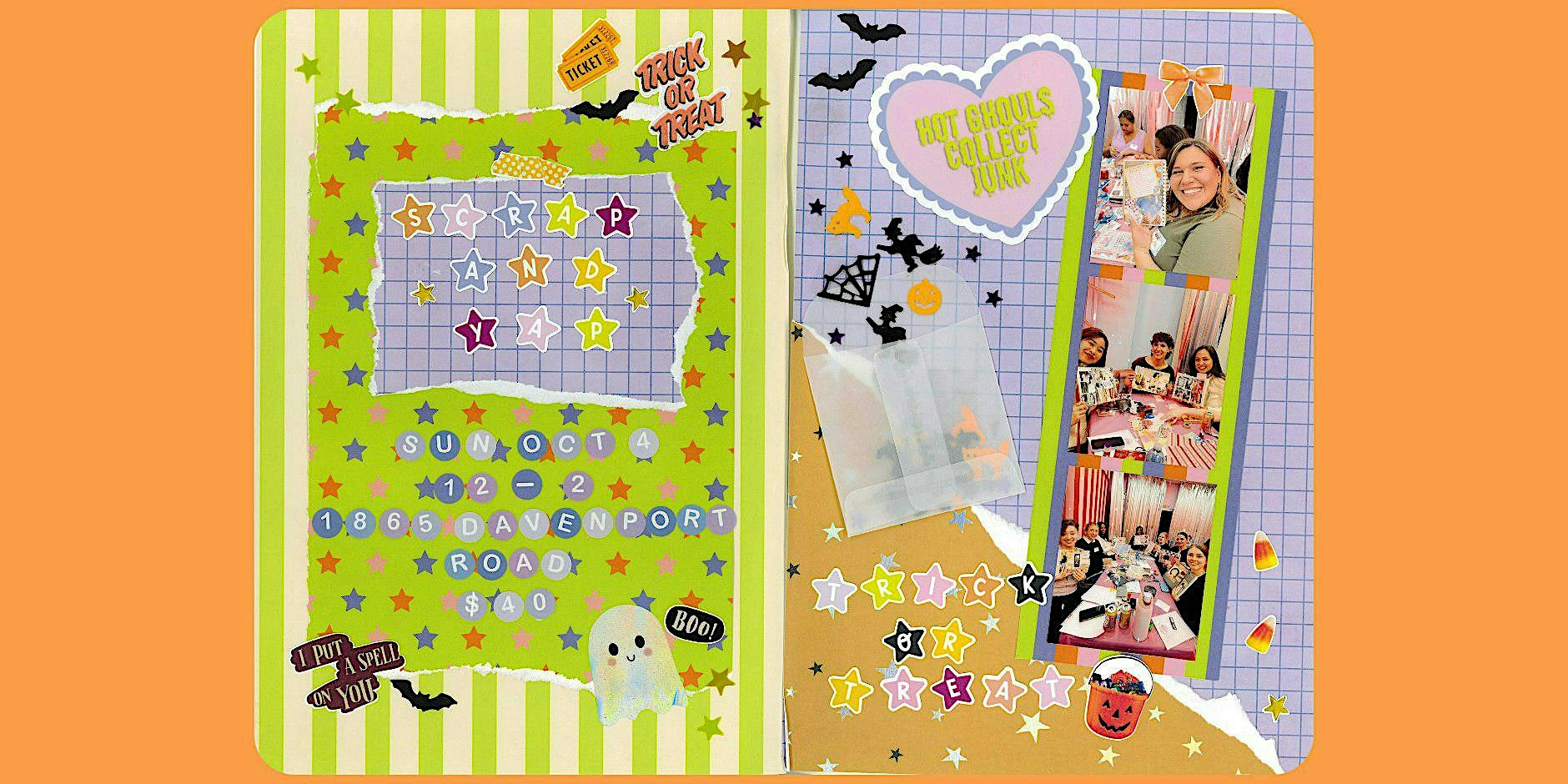 Spooky Scrap & Yap  | a Junk Journaling Workshop ✂️✨