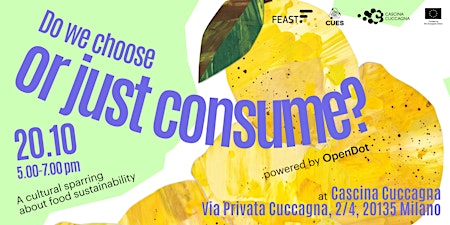 Do we choose or just consume, a cultural sparring about food sustainability