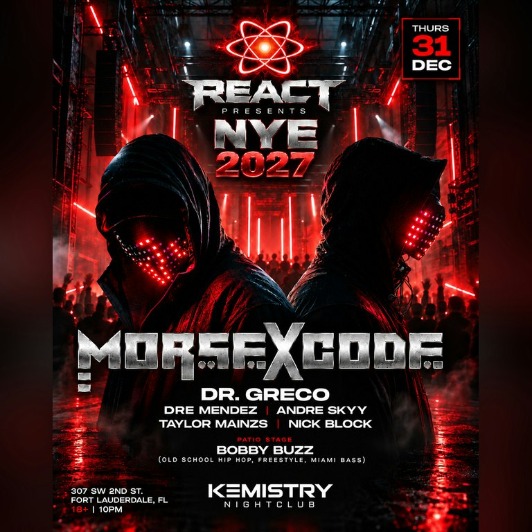 REACT NYE 2027: MORSE X CODE