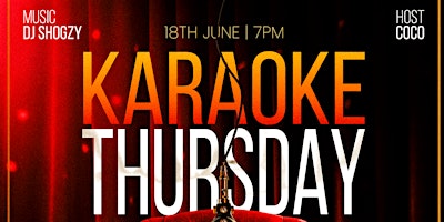 KARAOKE THURSDAY AT LIVE! LOUNGE