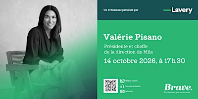 Entretien Brave avec Valérie Pisano, Montréal