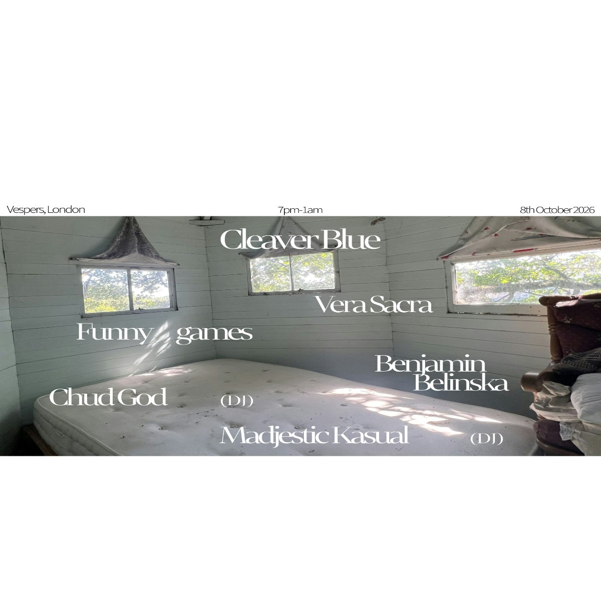 Cleaver Blue, Vera Sacra, Madjestic Kasual + more