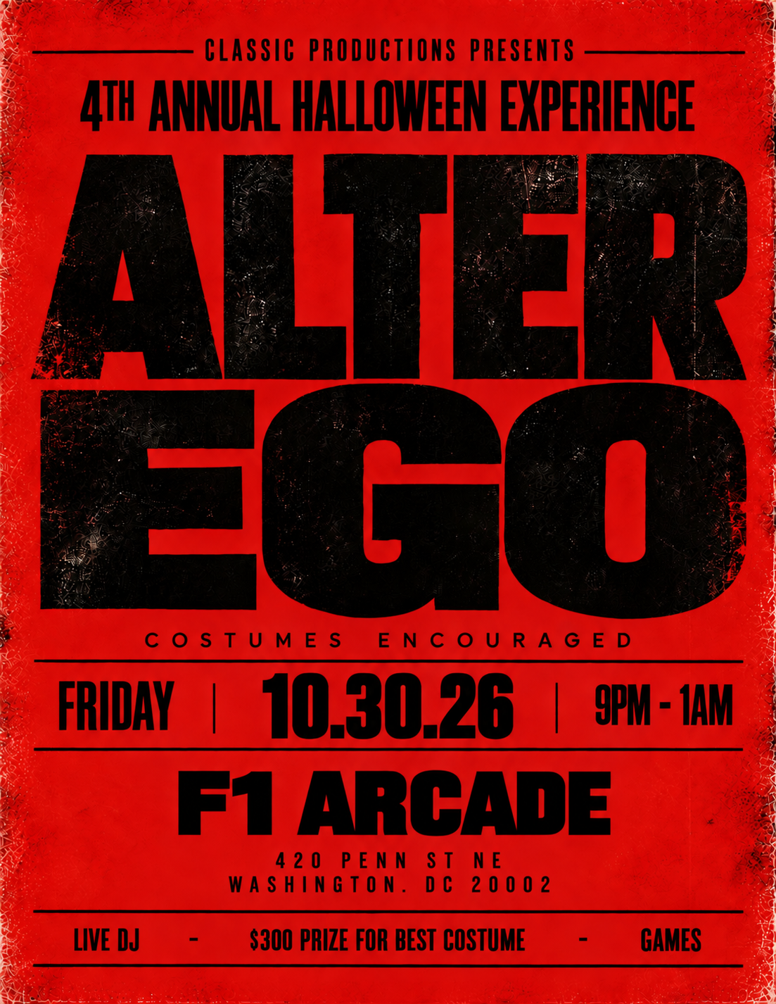 Alter EGO: 4th Annual Halloween Experience