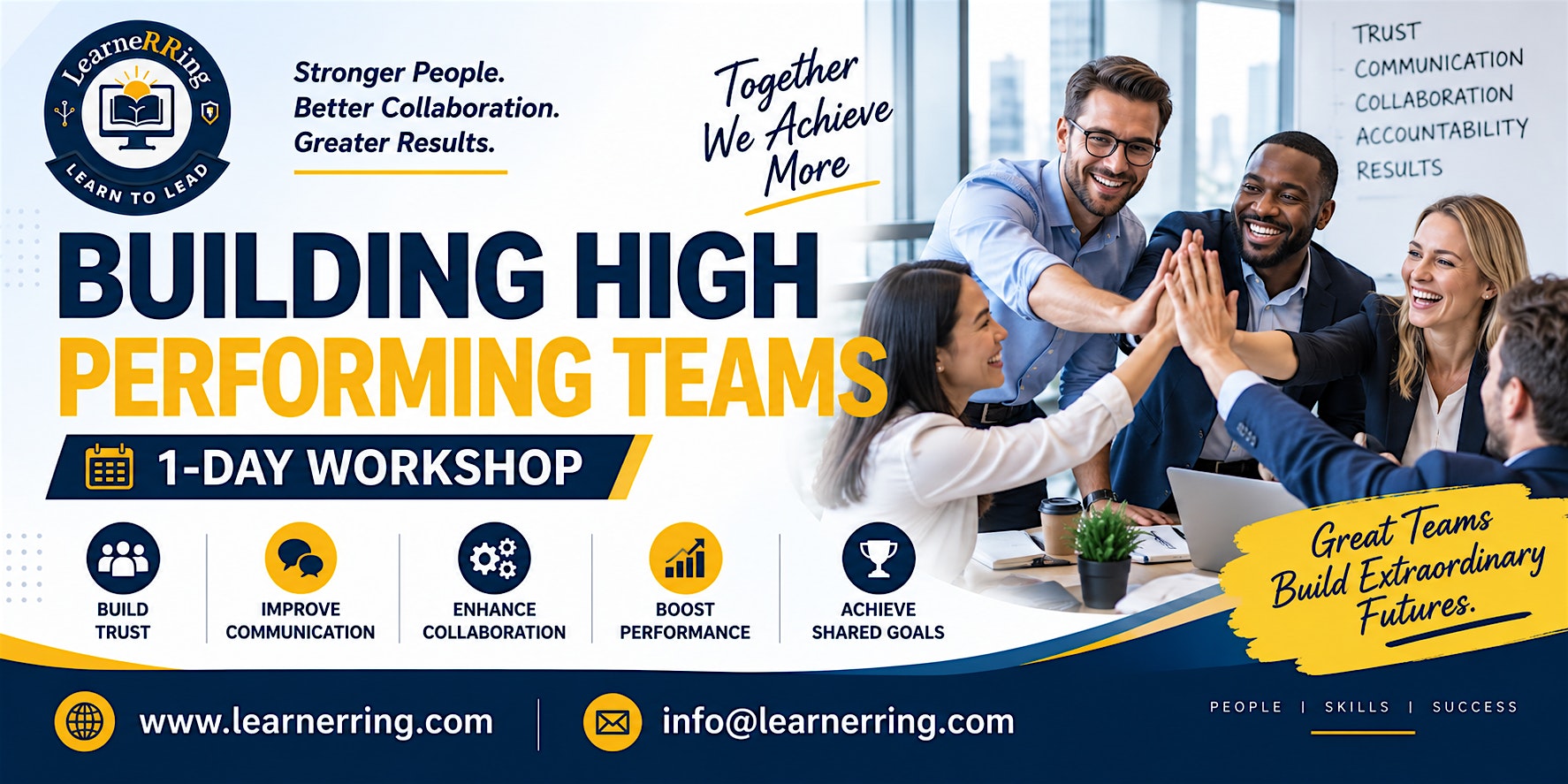 Building High Performing Teams 1-Day Workshop Michigan