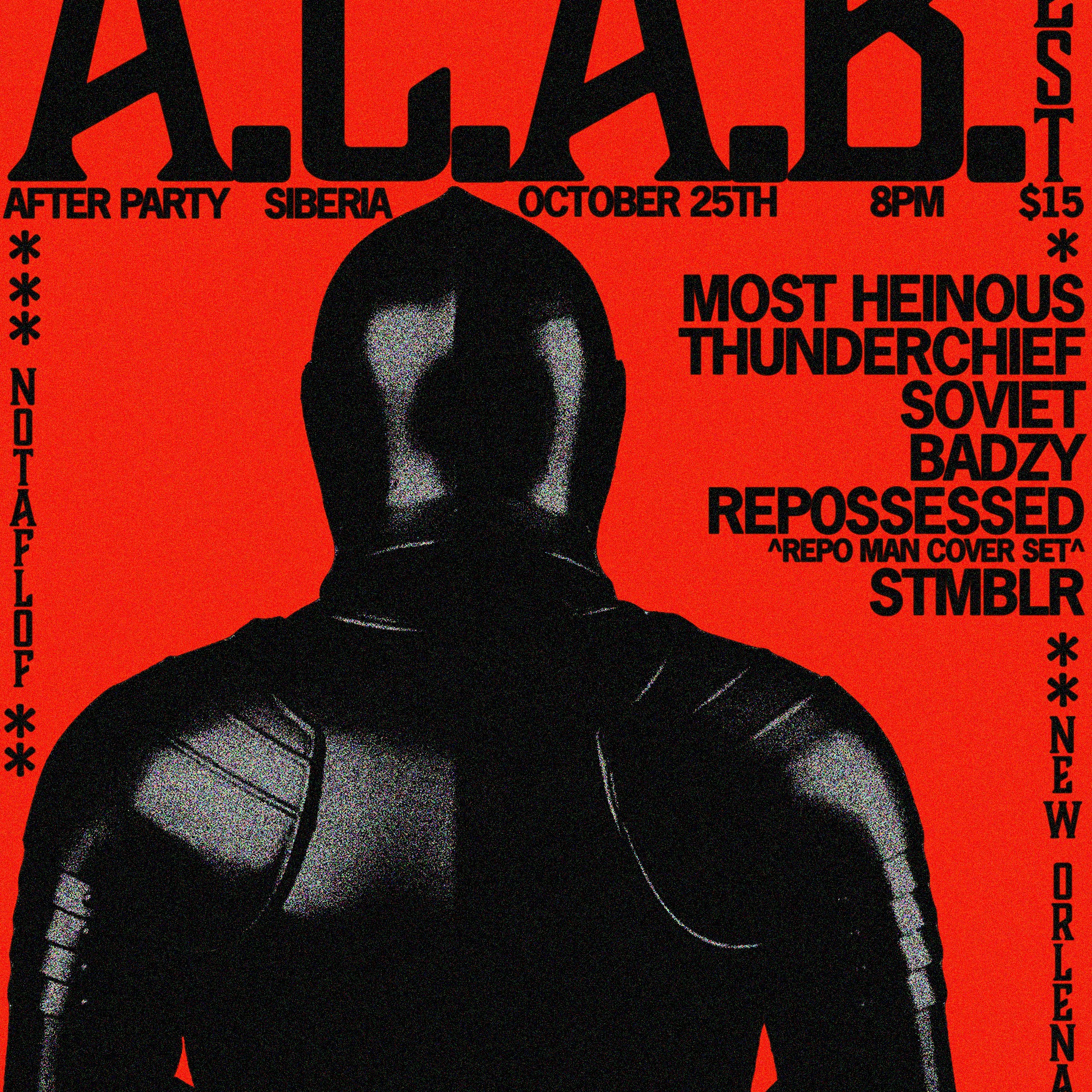 A.C.AB. Fest After Party with Most Heinous, Thunderchief, Soviet, Badzy, Repossessed, and STMBLR