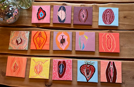 Vulva Painting, Anatomy & Open Conversation