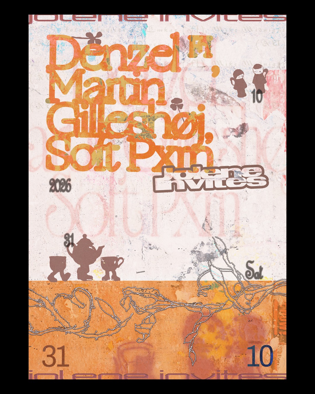 Jolene Invites with Denzel (FI), Martin GilleshΓΈj & Soft Pxrn