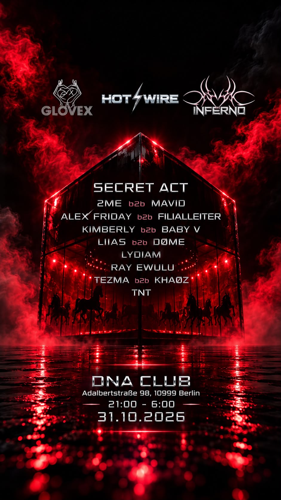 Halloween Rave // Inferno x Hotwire x Glovex