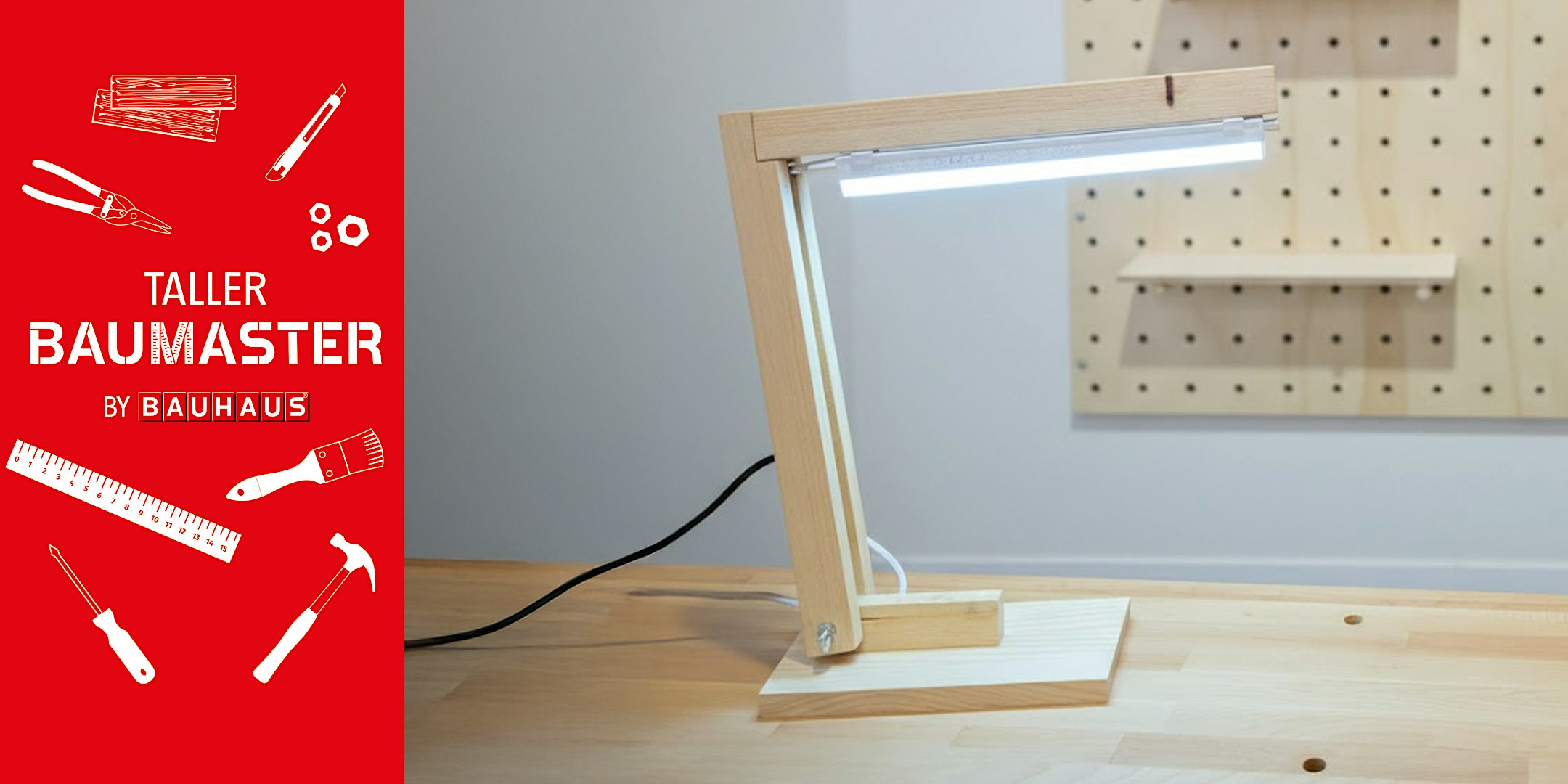 #BAUMASTER Barcelona | Crea tu lámpara de madera
