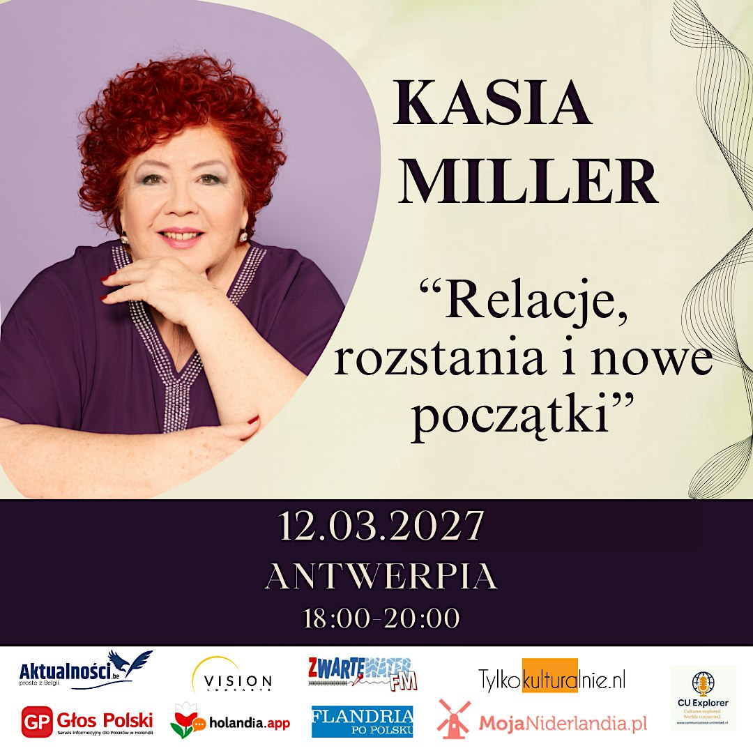 Spotkanie z Katarzyną Miller: "Relacje, rozstania i nowe początki"