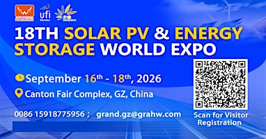 18th Solar PV and Energy Storage World Expo 2026 (PV Guangzhou)
