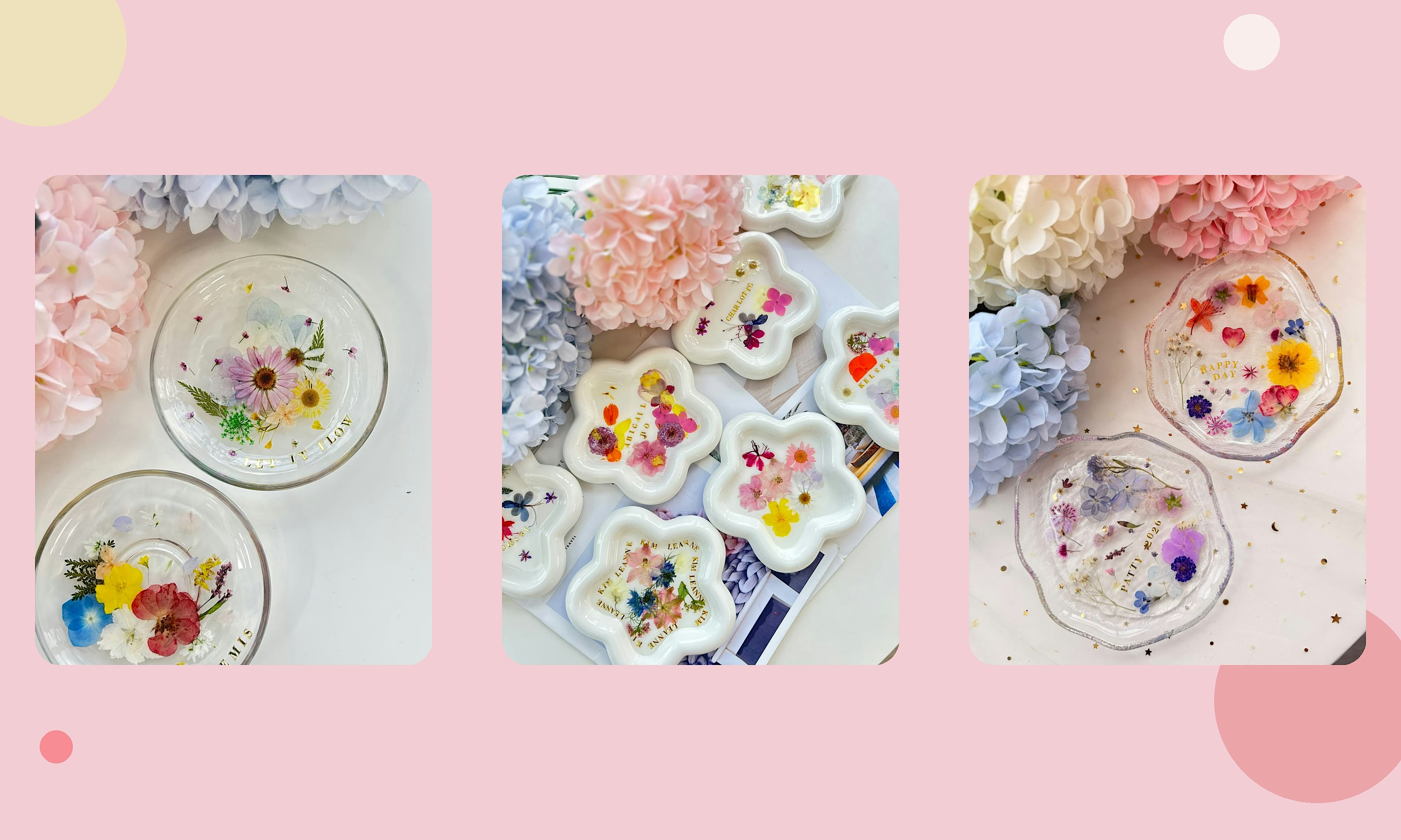 【DX設計館】Mini Garden 押花碟 DIY 工作坊｜Pressed Flower Dish Workshop